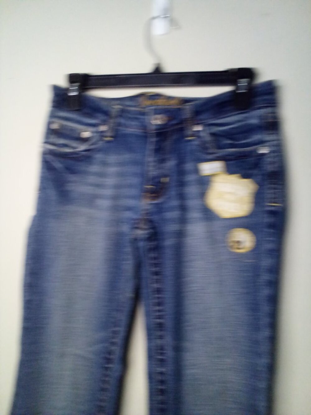 Southpole Jeans Women Juniors 5 Bootcut Y2K Patches Embellished Blue - Picture 3 of 16